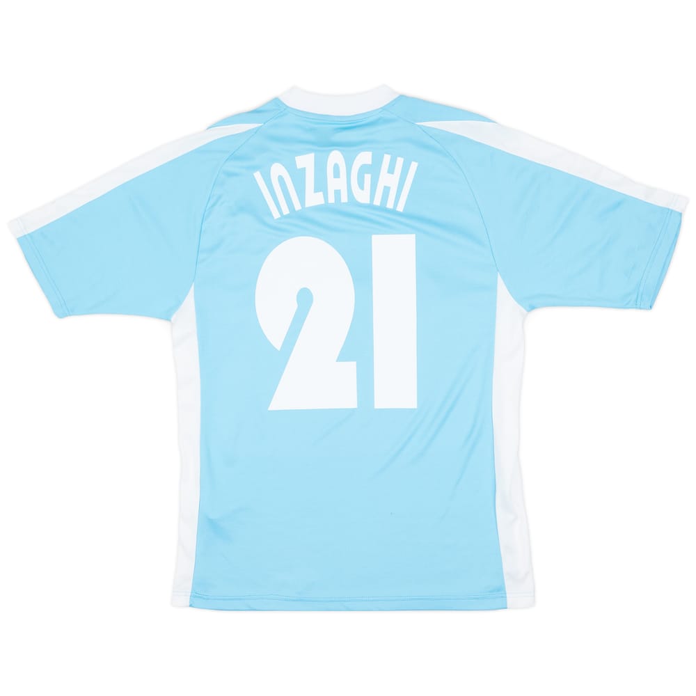 2003-04 Lazio Home Shirt Inzaghi #21 - 7/10 - (M)