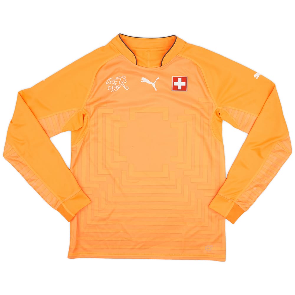 2014-16 Switzerland GK L/S Shirt - 9/10 - (M)