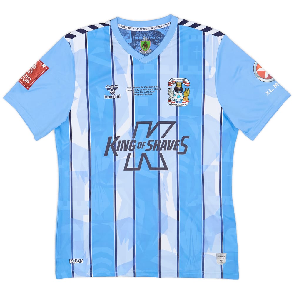 2023-24 Coventry FA Cup Match Issue van Ewijk #27 (v Man Utd)