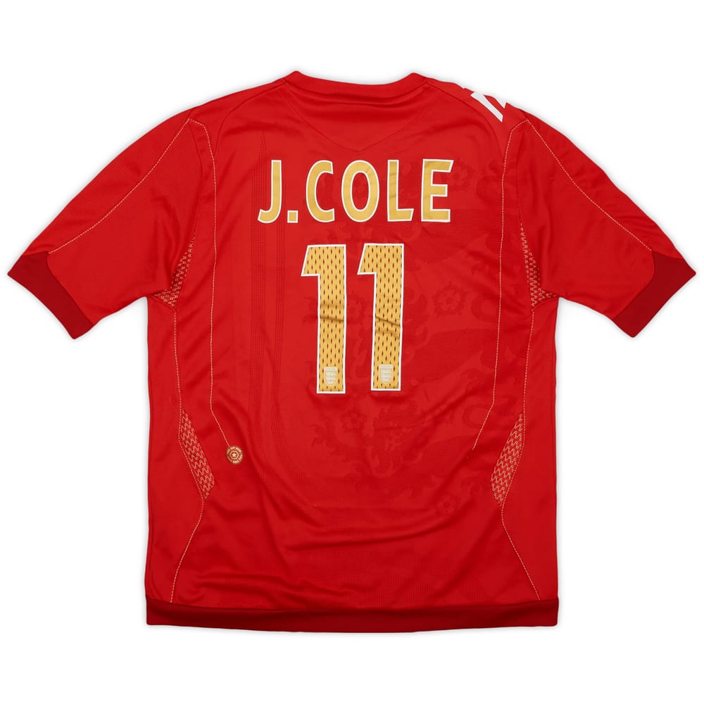 2006-08 England Away Shirt J.Cole #11 - 9/10 - (M.Boys)