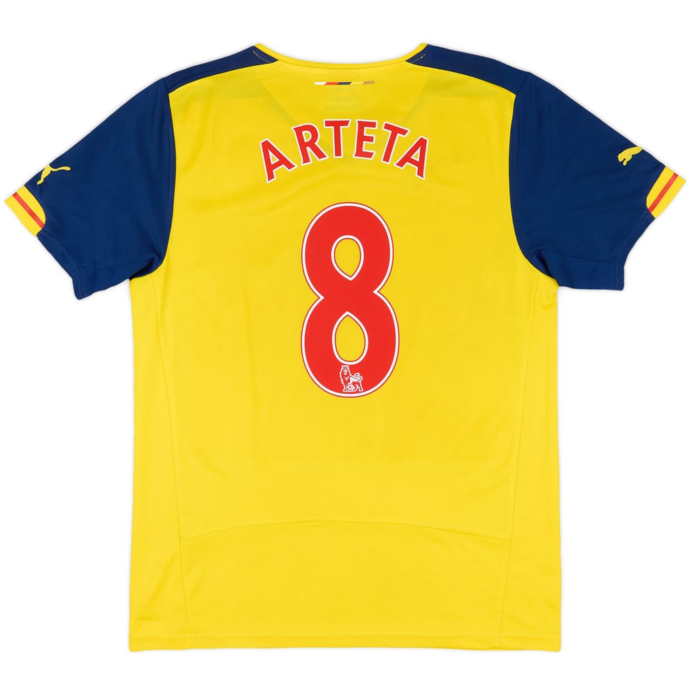 2014-15 Arsenal Away Shirt Arteta #8 - 6/10 - (M)