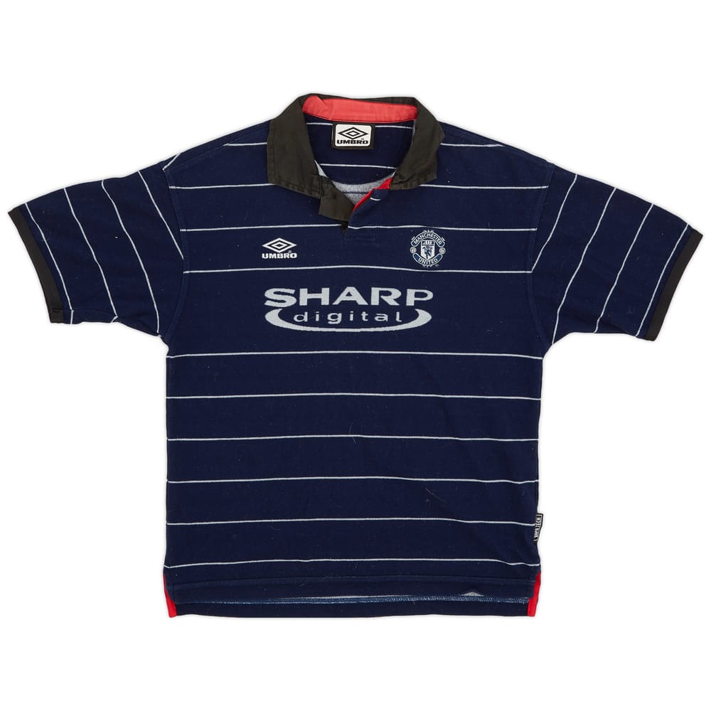 1999-00 Manchester United Away Shirt - 7/10 - (L.Boys)