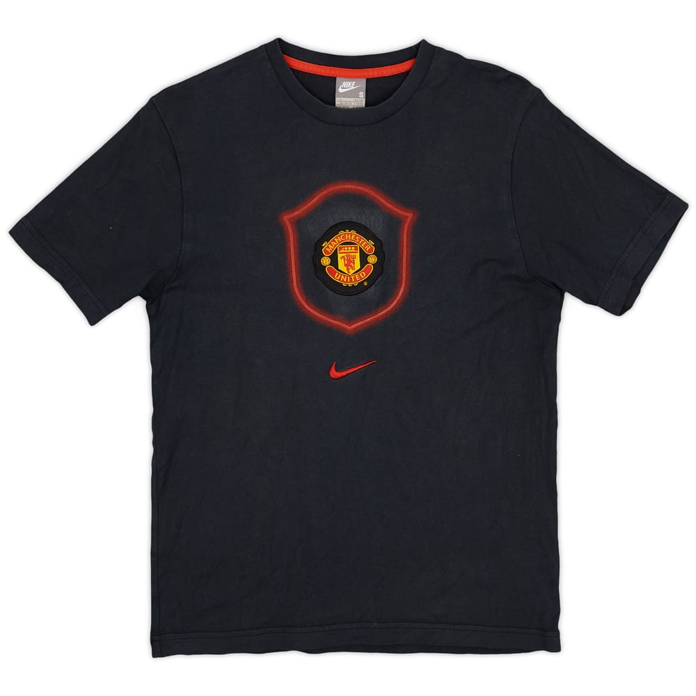 2007-08 Manchester United Nike Cotton Tee - 7/10 - (S)