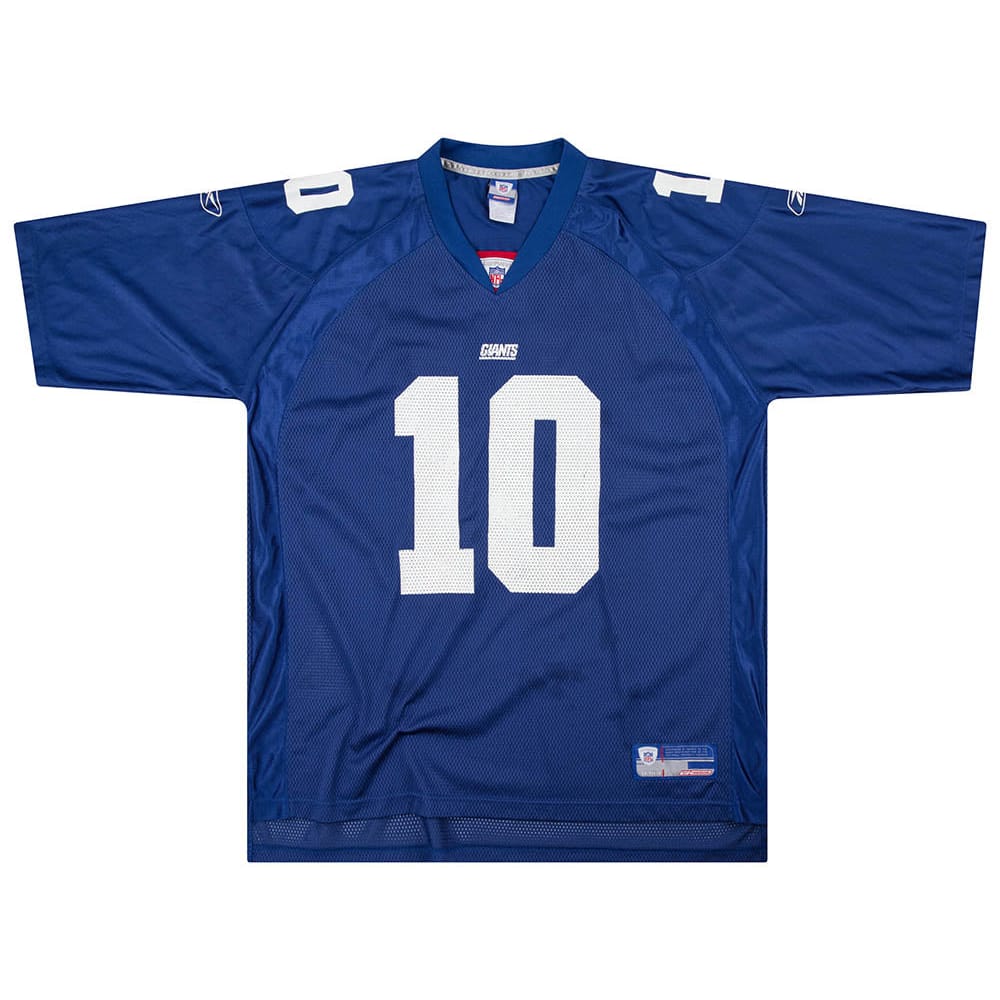 2004 New York Giants Manning #10 Reebok On Field Jersey (Home) L