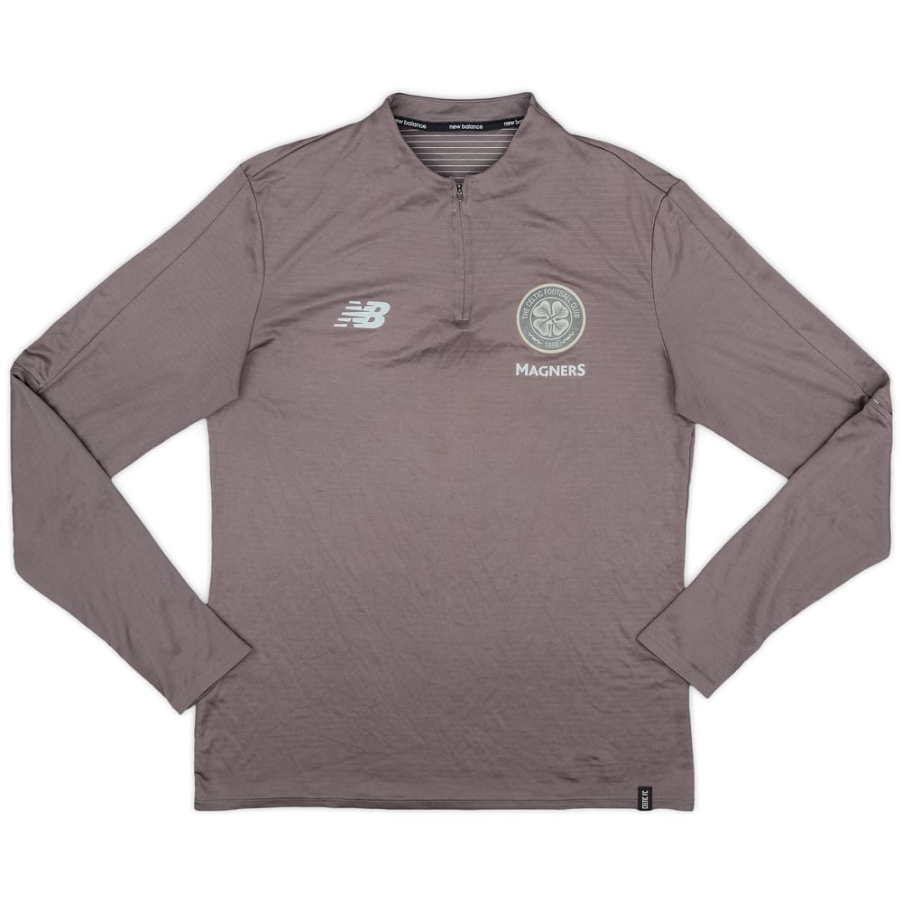 2015-16 Celtic New Balance 1/4 Zip Training Top - 8/10 - (L)