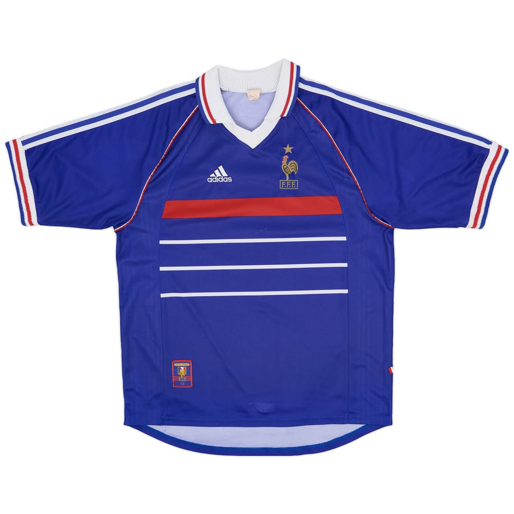1998-00 France Home Shirt - 8/10 - (XL)