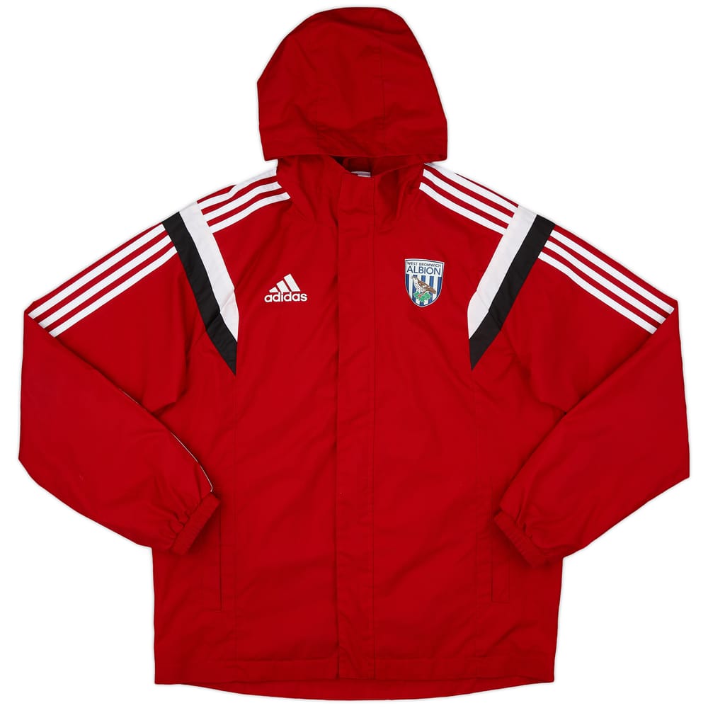 2014-15 West Brom adidas Hooded Rain Jacket - 8/10 - (M)