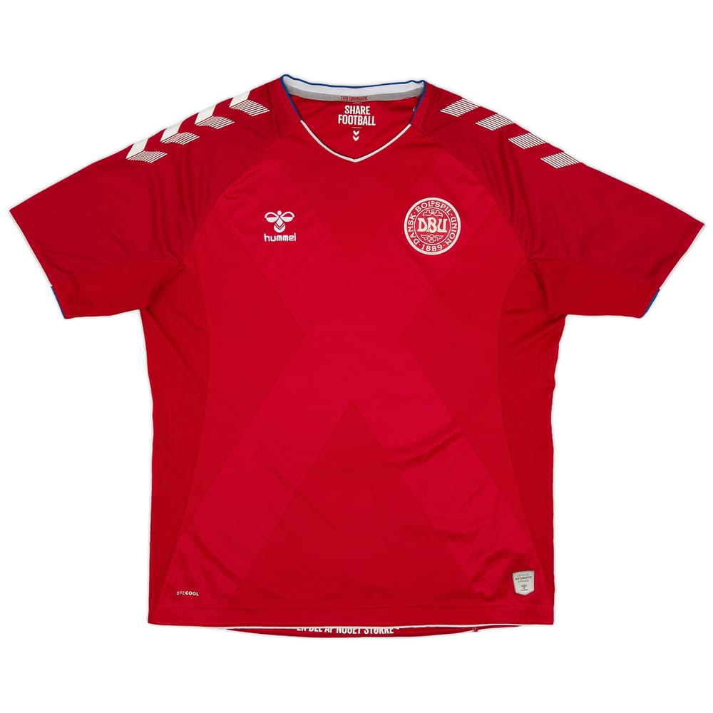 2018-19 Denmark Home Shirt - 8/10 - (XL)