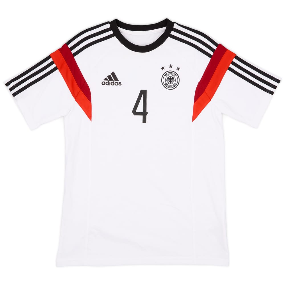 2013-14 Germany adidas Training Tee #4 - 9/10 - (S)