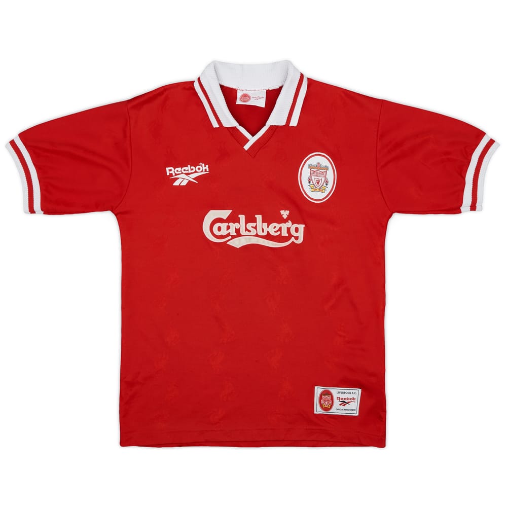 1996-97 Liverpool Home Shirt - 7/10 - (Y)