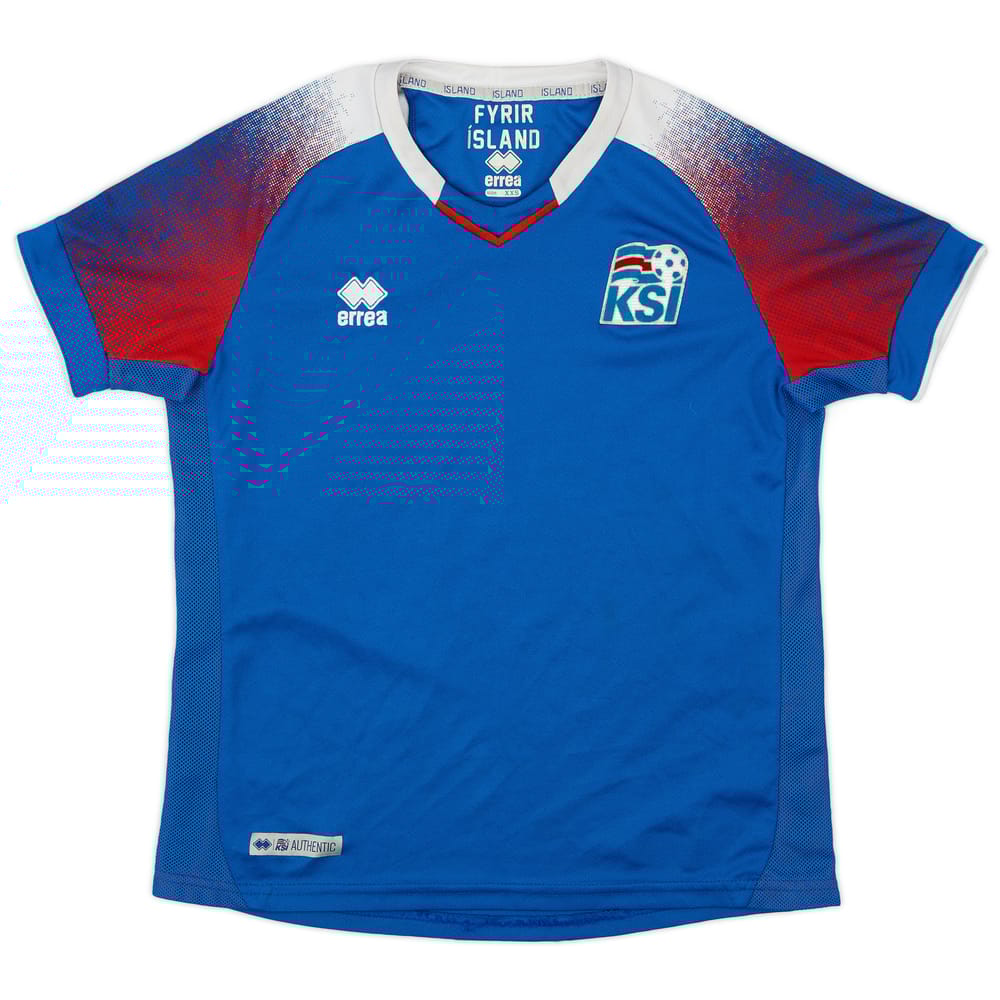 2018-19 Iceland Home Shirt - 5/10 - (XL.Boys)