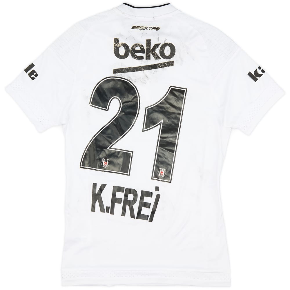 2015-16 Besiktas Home Shirt K.Frei #21 - 4/10 - (S)