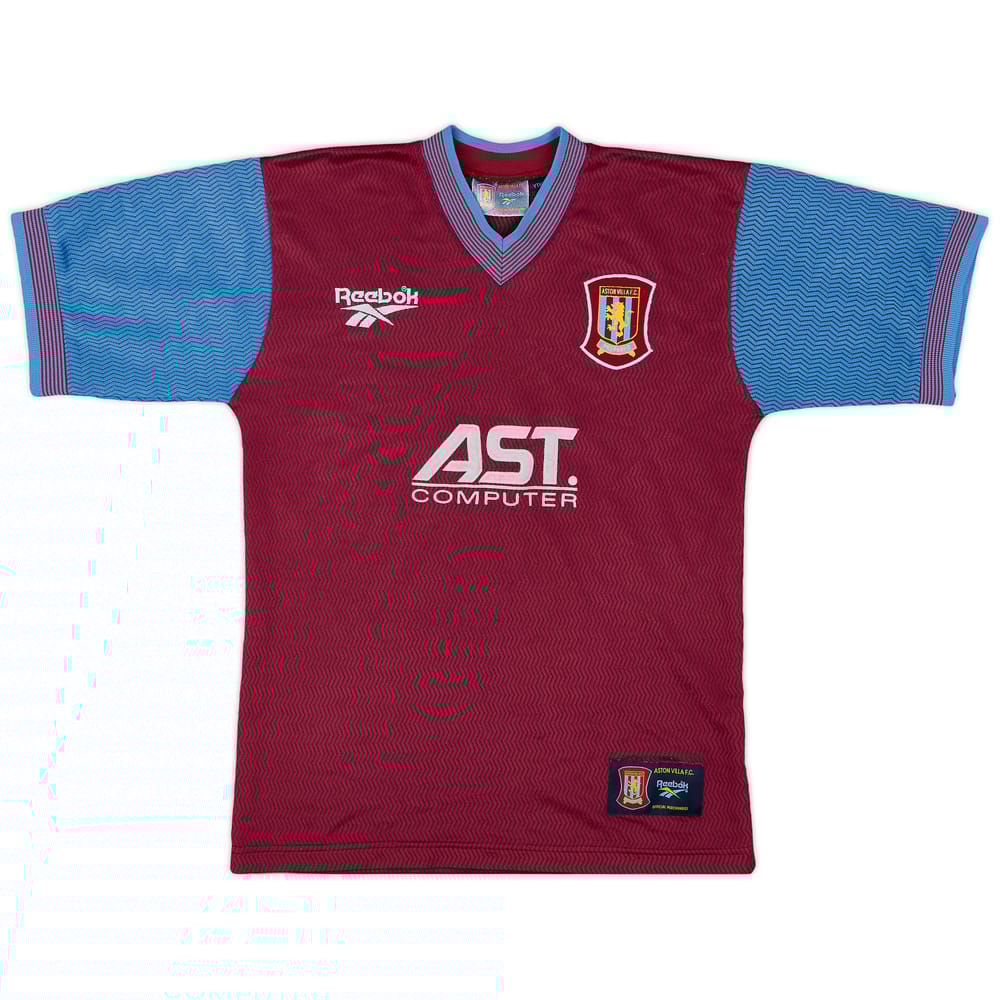1997-98 Aston Villa Home Shirt - 8/10 - (Y)