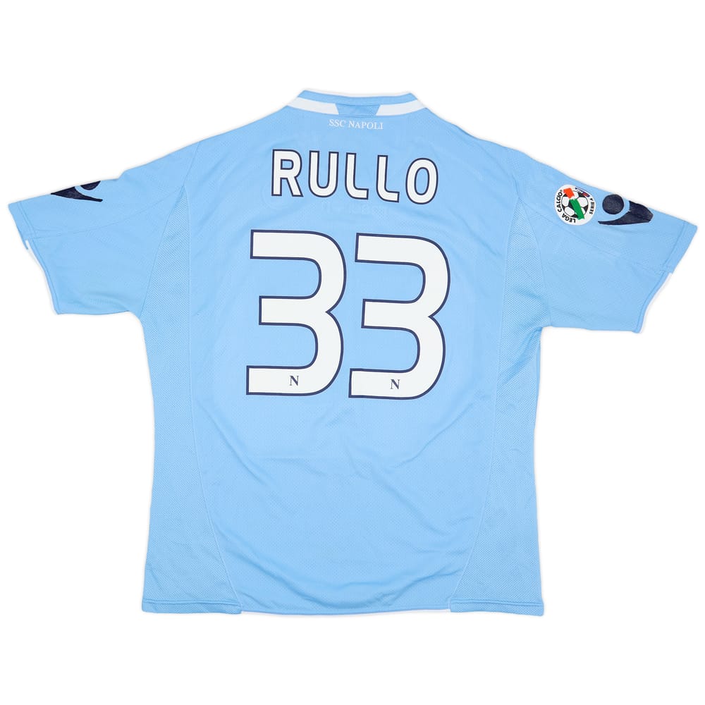 2009-10 Napoli Home Shirt Rullo #33 - 7/10 - (XL)