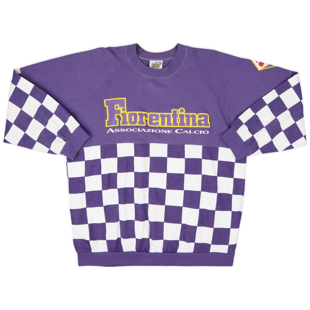 1990-91 Fiorentina Le Felpe Dei Grandi Club Sweat Top - 8/10 - (L)
