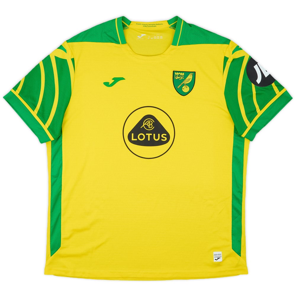 2021-22 Norwich Home Shirt - 8/10 - (XXL)