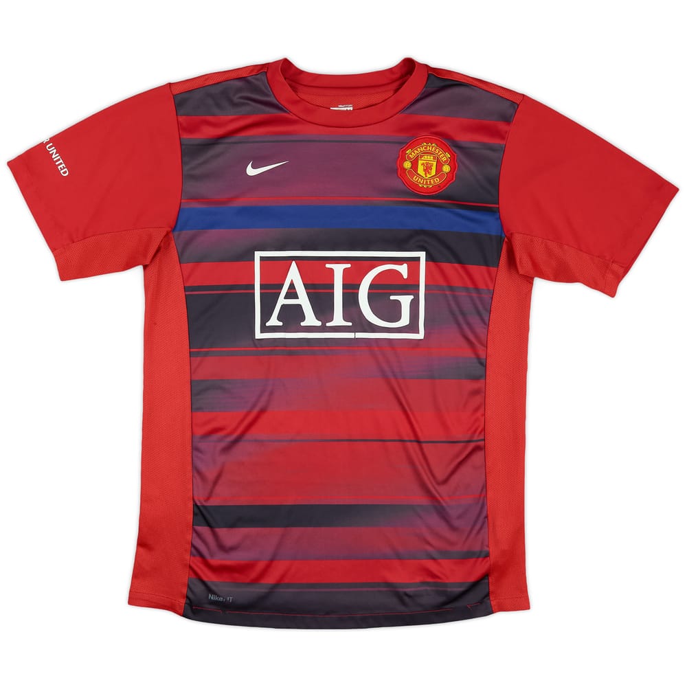 2008-09 Manchester United Nike Training Shirt - 7/10 - (M)