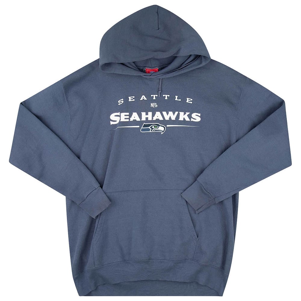 2000s Seatlle Seahawks NFL Hooded Sweat Top L