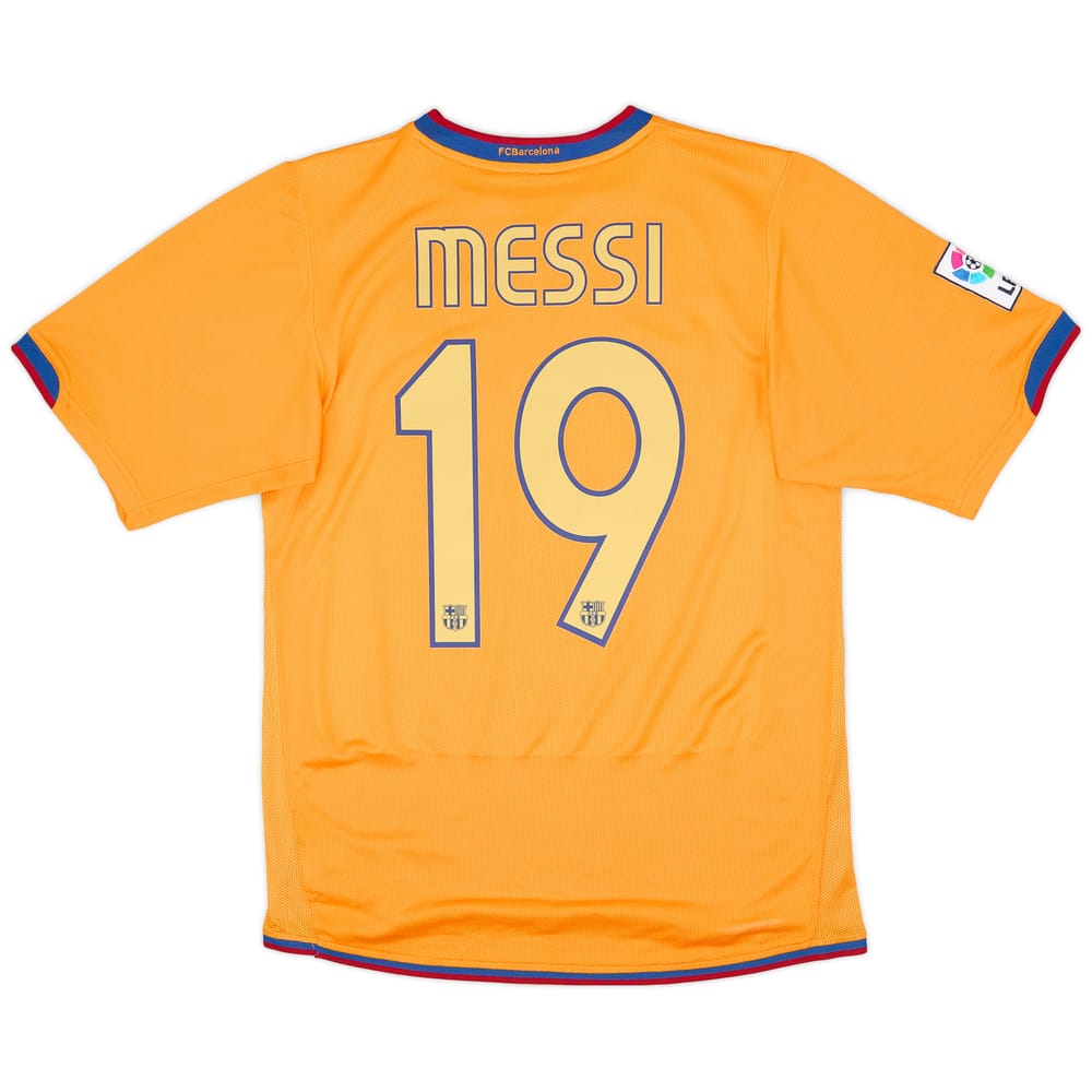 2006-08 Barcelona Away Shirt Messi #19 - 8/10 - (S)
