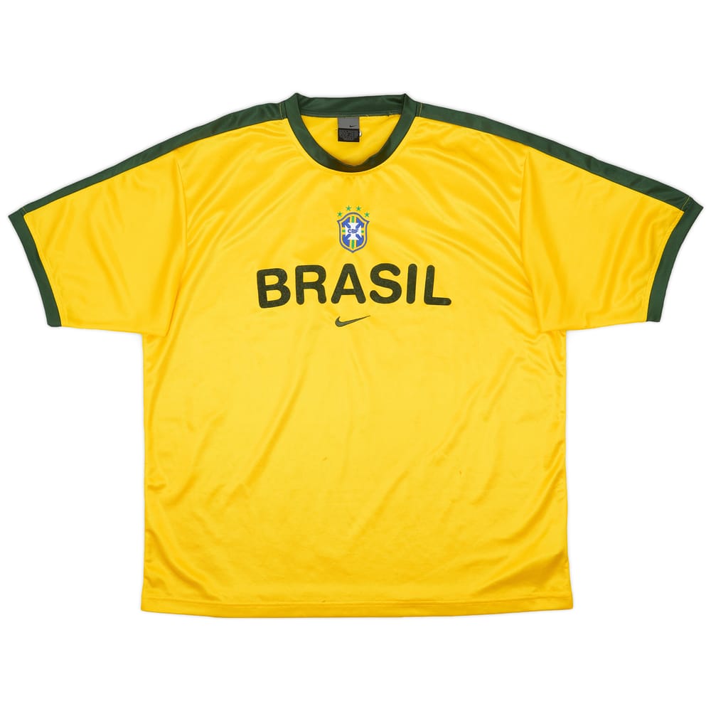 2002-03 Brazil Nike Training Shirt - 6/10 - (XL)