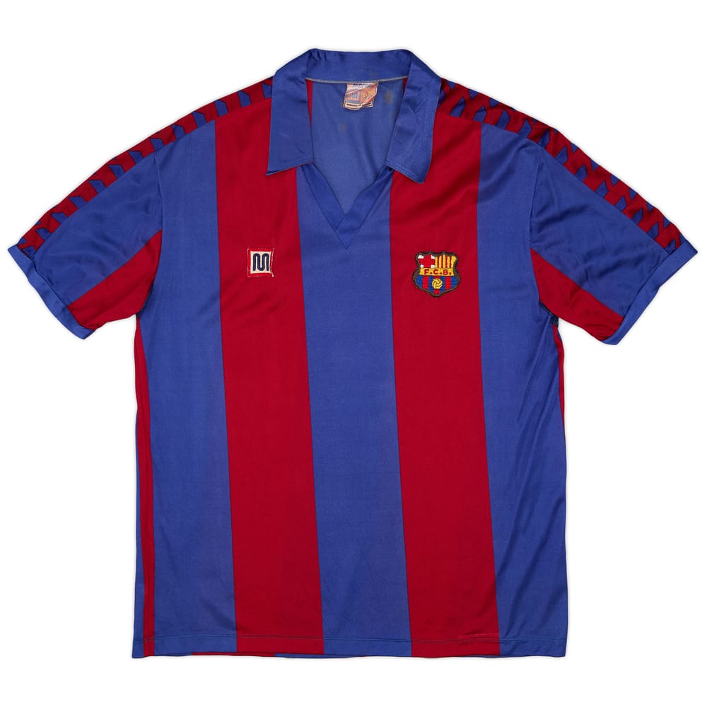 1984-89 Barcelona Home Shirt - 8/10 - (L)