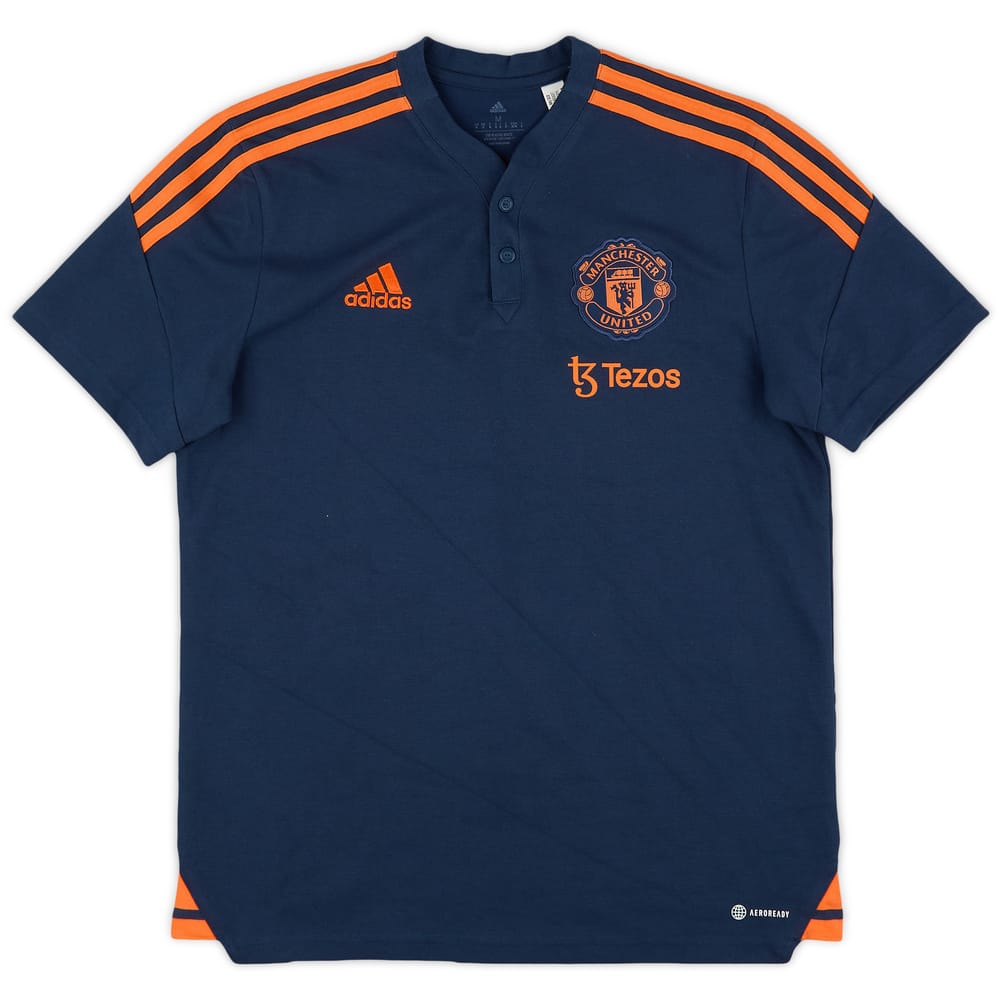 2022-23 Manchester United adidas Polo Shirt - 9/10 - (M)