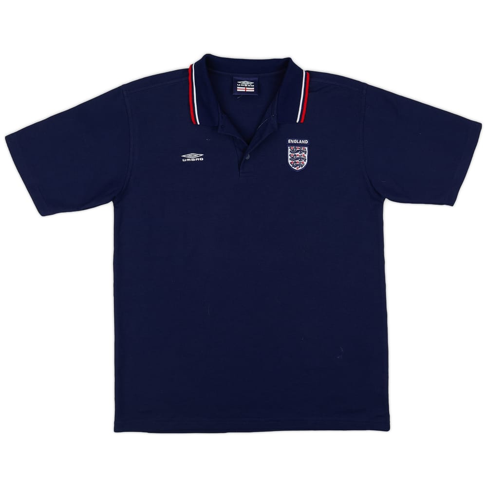 1999-00 England Umbro Polo Shirt - 8/10 - (XL)