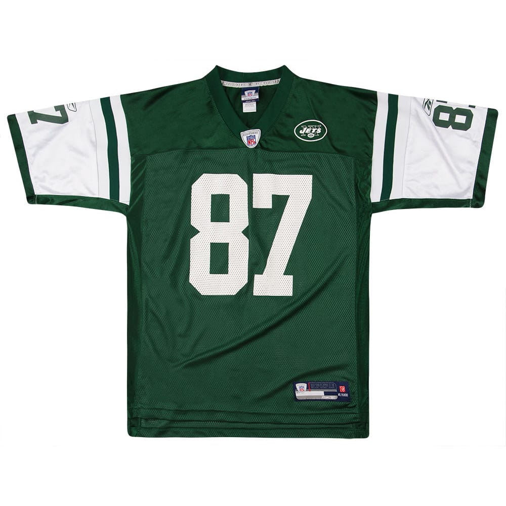 2007 New York Jets Coles #87 Reebok On Field Jersey (Home) L