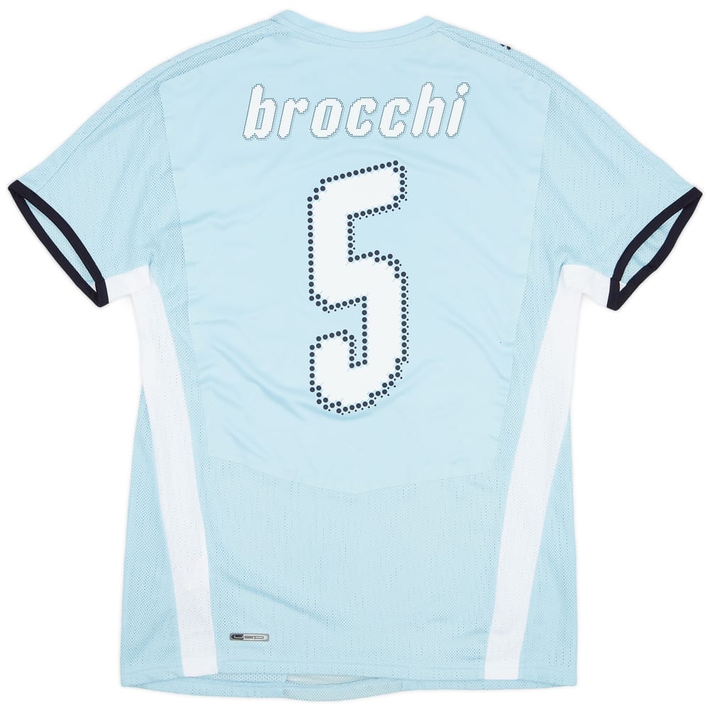 2008-09 Lazio Match Issue Home Shirt Brocchi #5