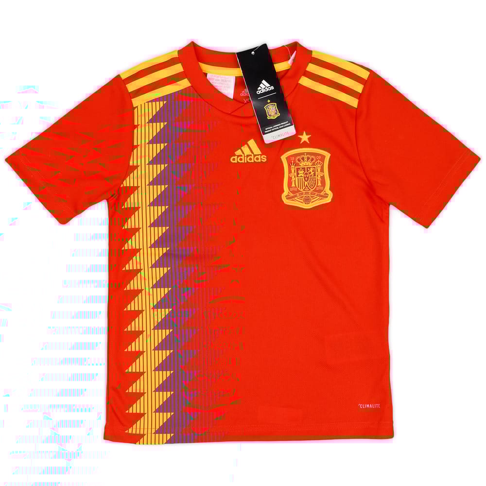 2018-19 Spain Home Shirt (7-8 Years)