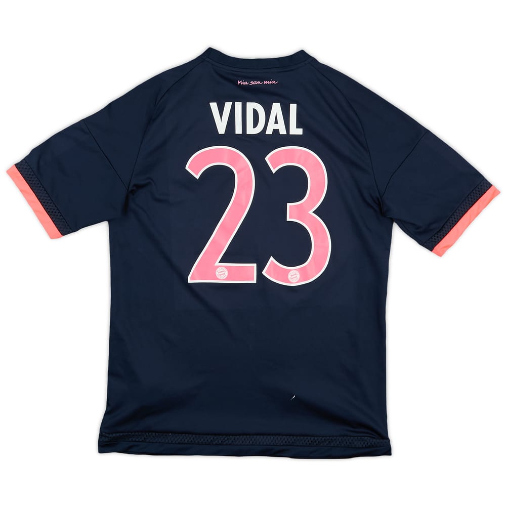 2015-16 Bayern Munich Third Shirt Vidal #23 - 5/10 - (XL.Boys)