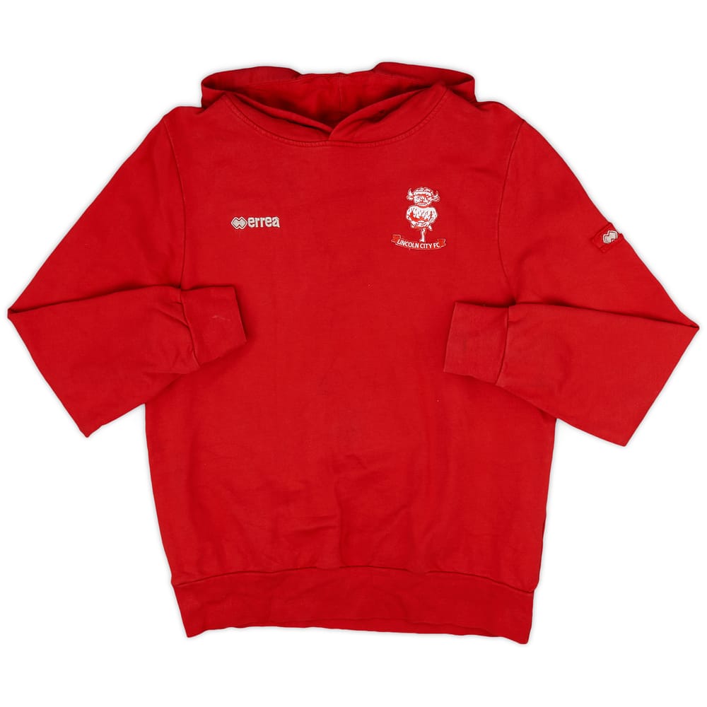 2015-17 Lincoln City Errea Hooded Top - 6/10 - (L)
