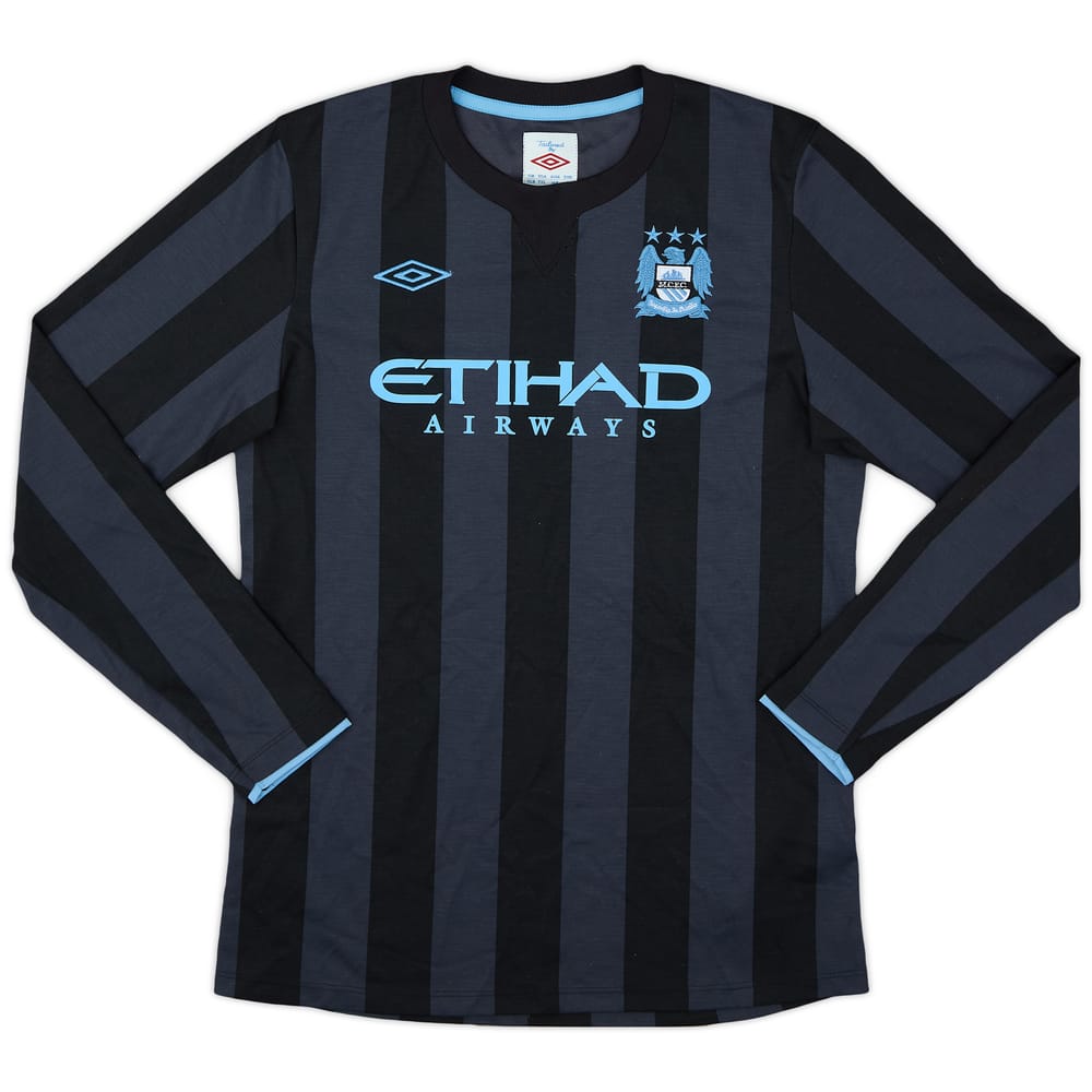 2012-13 Manchester City Third L/S Shirt - 9/10 - (XL.Boys)