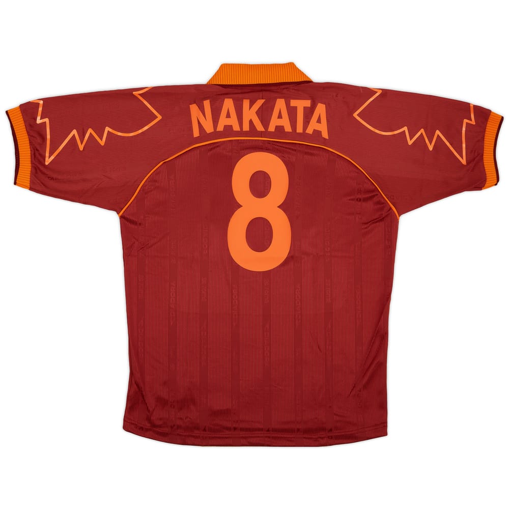 1999-00 Roma Home Shirt Nakata #8 (XL)
