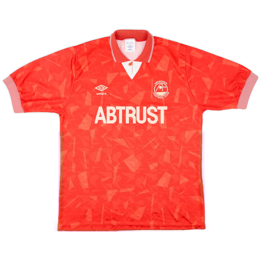 1990-91 Aberdeen Home Shirt - 7/10 - (L)