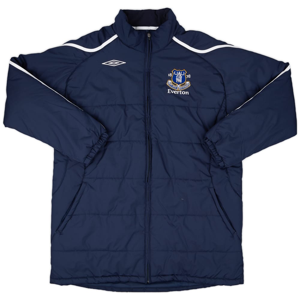 2008-09 Everton Umbro Padded Bench Coat - 9/10 - (XL)