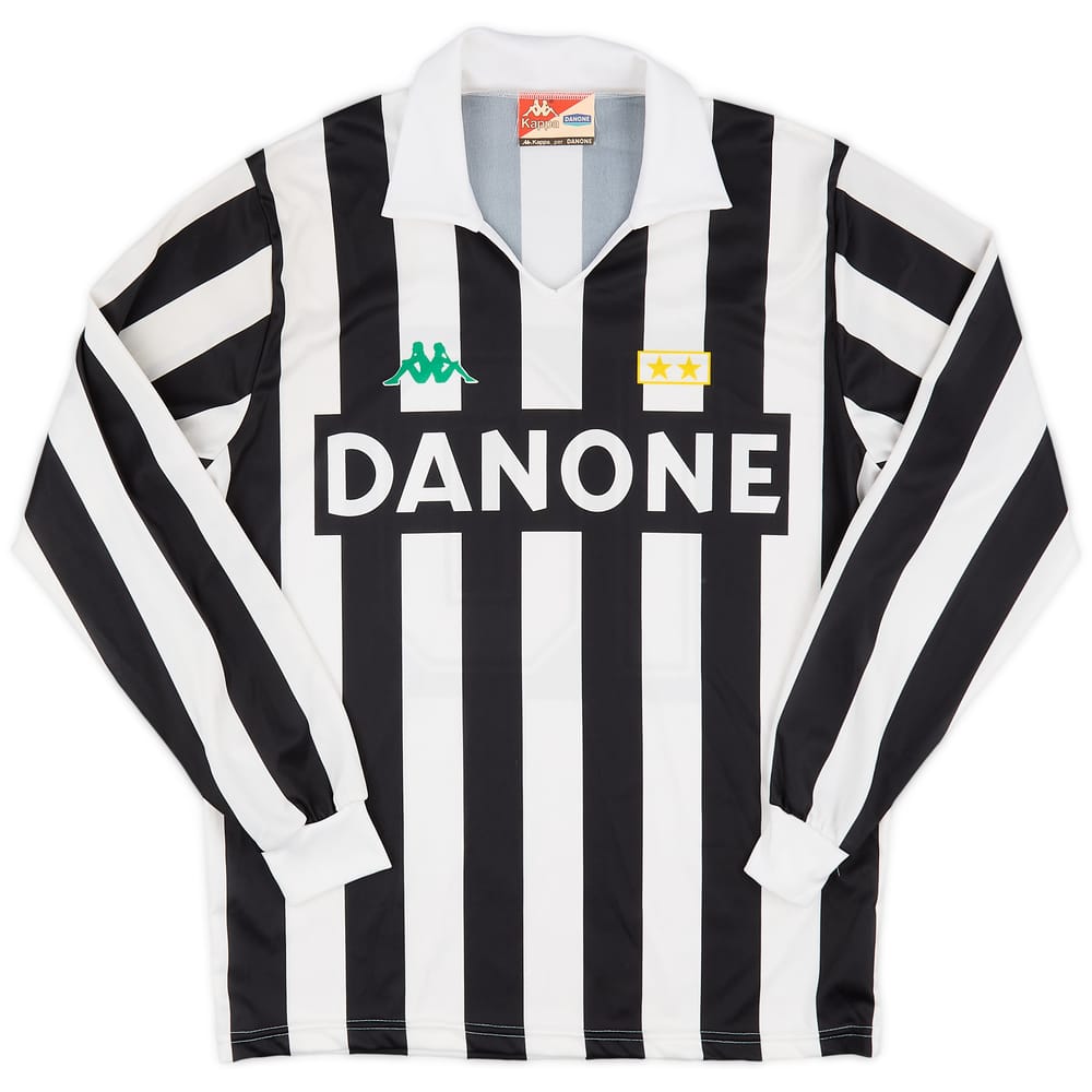 1992-94 Juventus Basic Home L/S Shirt #10 - 8/10 - (L)