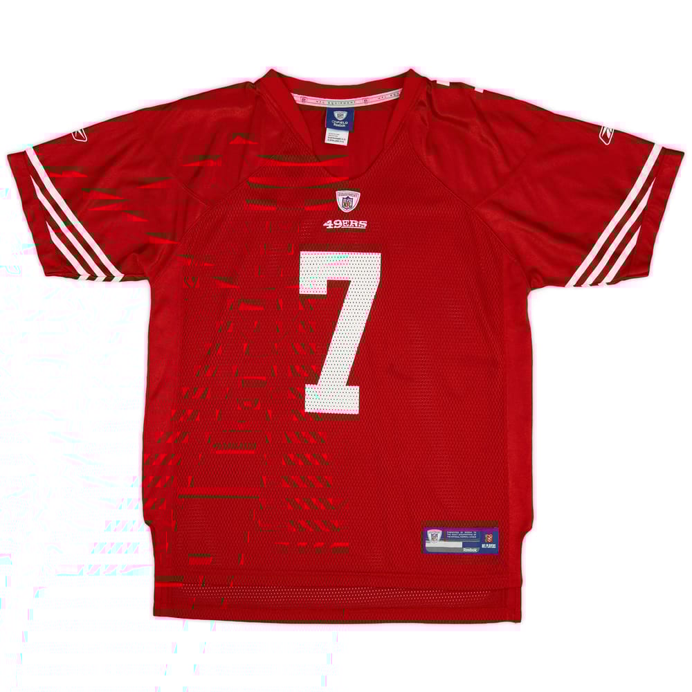 2011 San Francisco 49ers Kaepernick #7 Reebok On Field Jersey (Home) Y