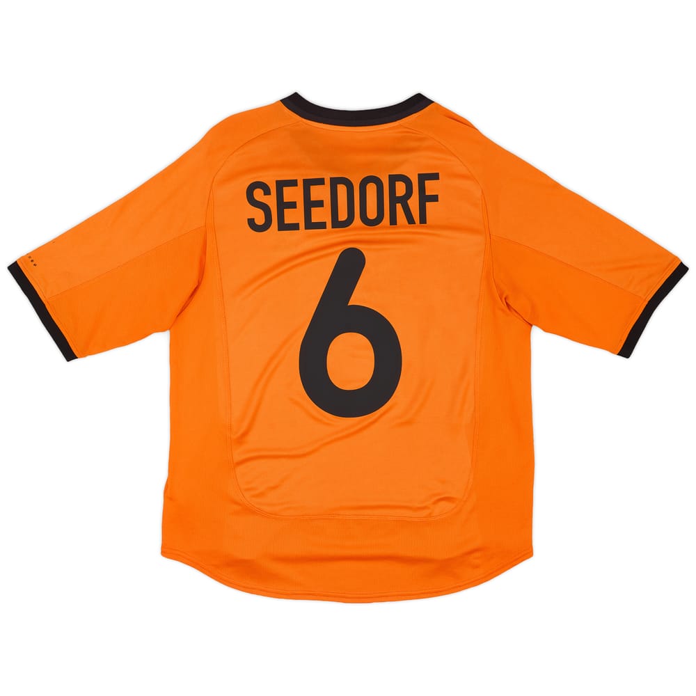 2000-02 Netherlands Home Shirt Seedorf #6 - 6/10 - (L)