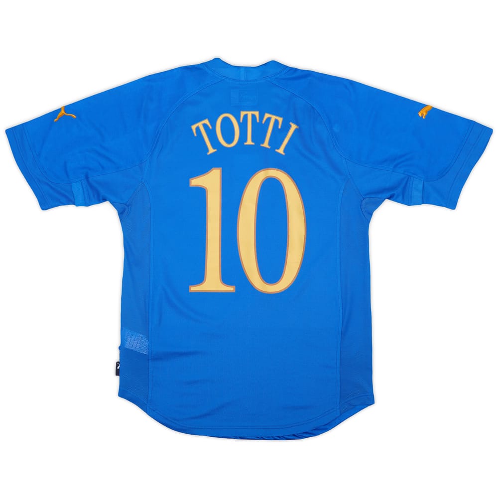 2004-06 Italy Home Shirt Totti #10 (S)