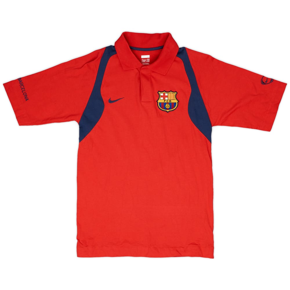 2007-08 Barcelona Nike Polo Shirt - 9/10 - (S)
