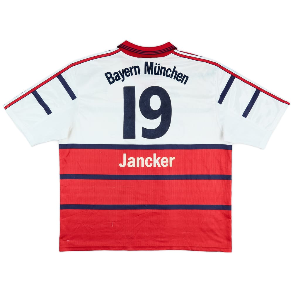 1998-00 Bayern Munich Away Shirt Jancker #19 - 6/10 - (XXL)