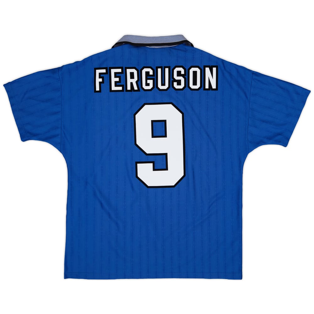 1995-97 Everton Home Shirt Ferguson #9 - 6/10 - (L)