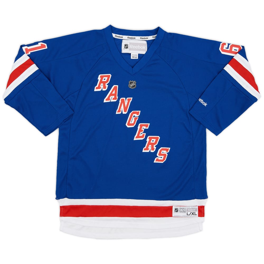 2012-17 New York Rangers Nash #61 Reebok Replica Home Jersey - 9/10 - (XL.Boys)