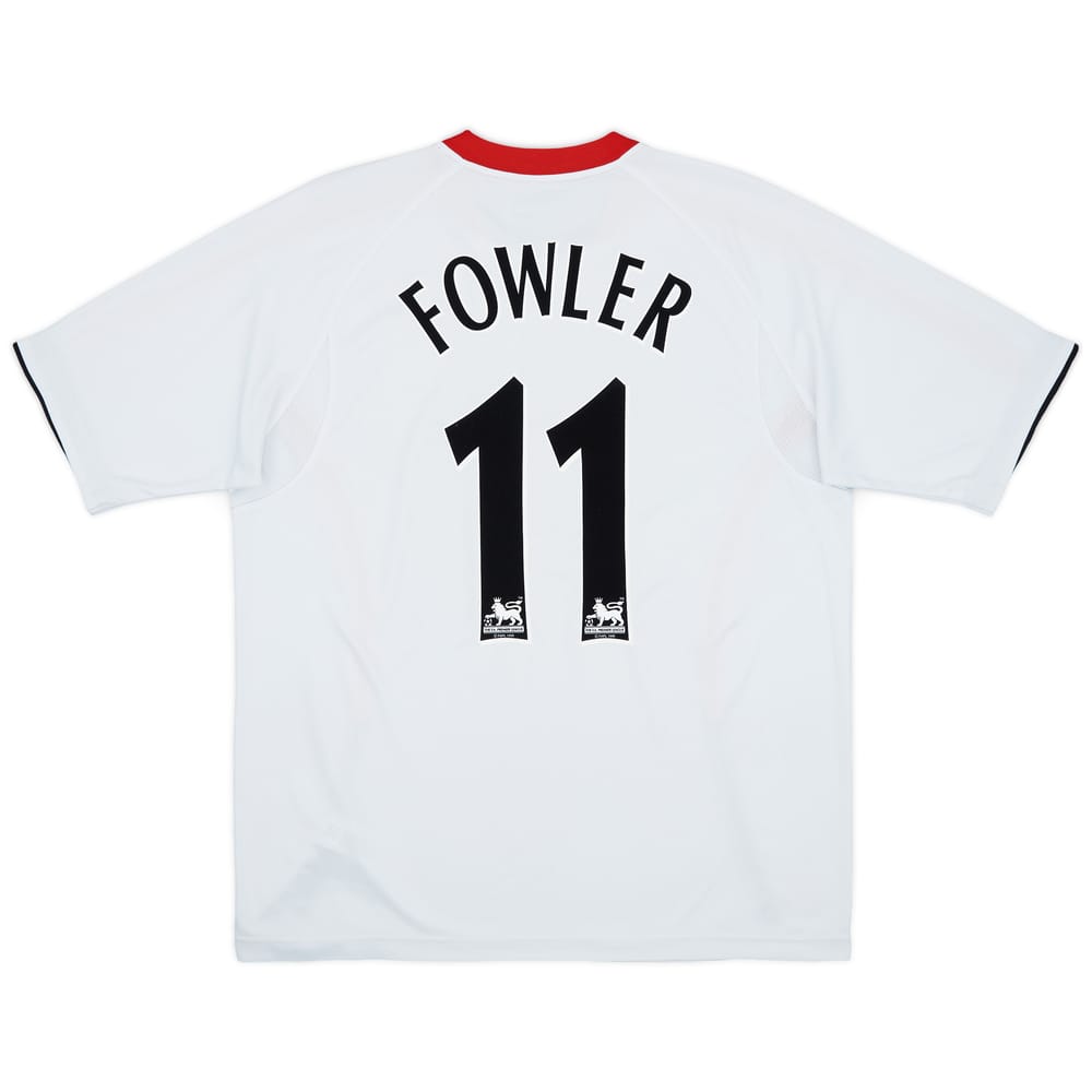 2005-06 Liverpool Away Shirt Fowler #11 - 5/10 - (XL)