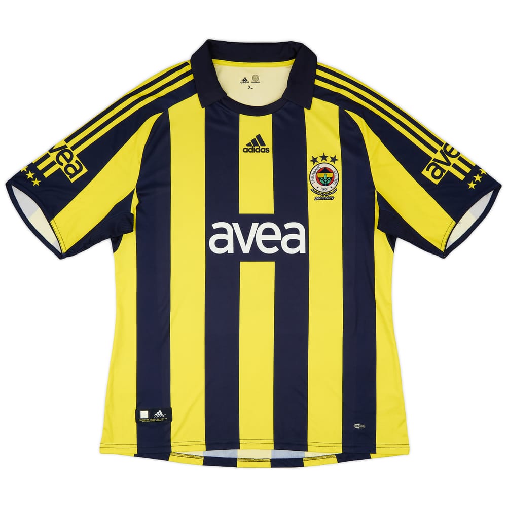 2008-09 Fenerbahce Home Shirt - 8/10 - (XL)