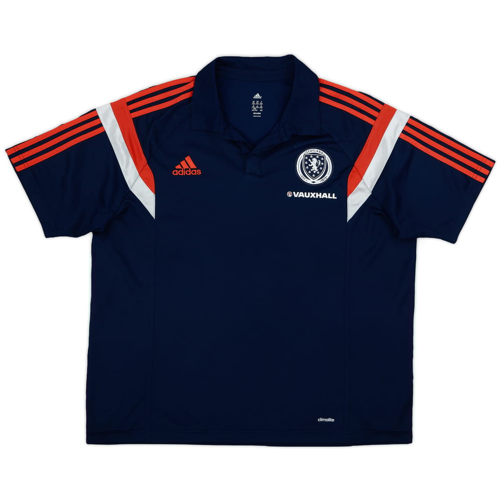 2014-15 Scotland adidas Polo Shirt - 9/10 - (XXL)