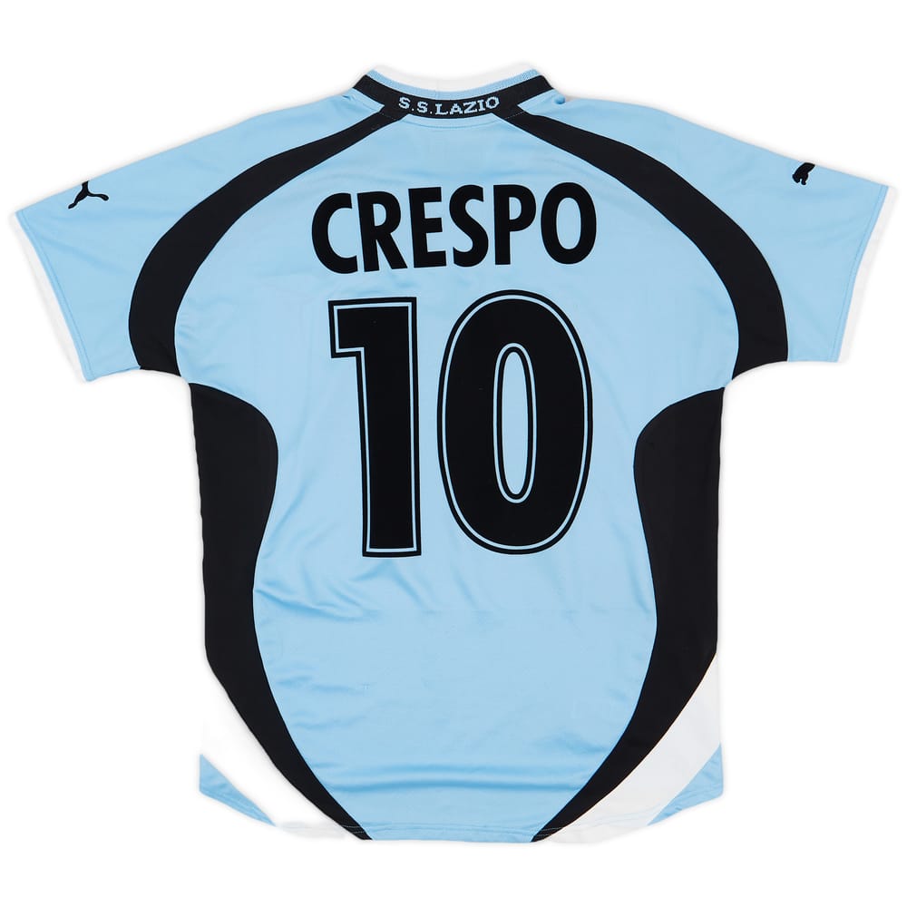 2000-01 Lazio Home Shirt Crespo #10 - 6/10 - (S)