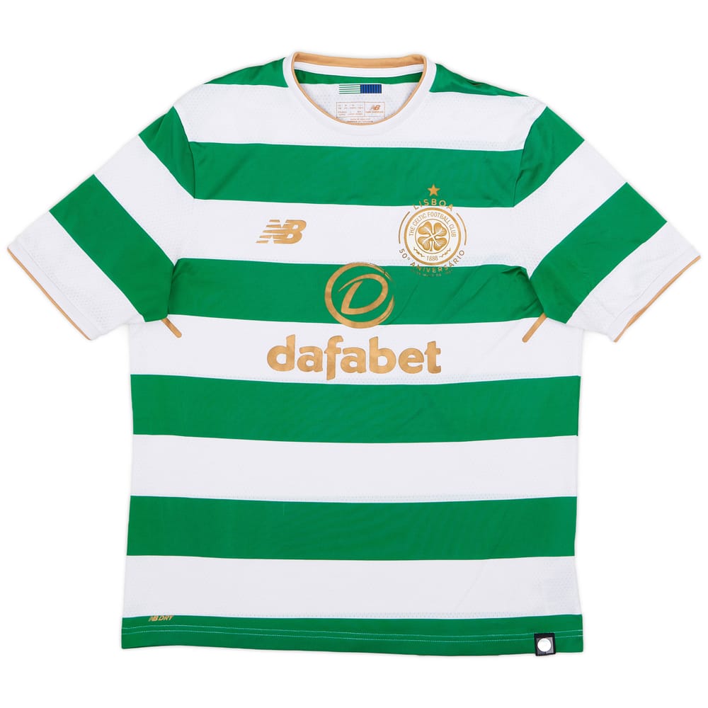 2017-18 Celtic 'Lisbon Lions 50th Anniversary' Home Shirt - 7/10 - (M)