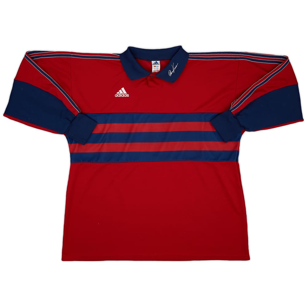 1998-99 adidas Oliver Kahn GK Template Shirt (Bayern Munich) #1 #1 - 8/10 - (XXL)